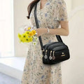 Multi-Layer Zipper Crossbody Bag