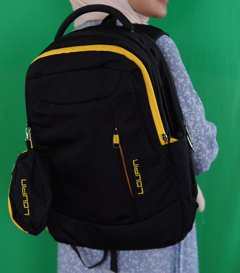 Loupin Backpack For Men Women ( Black )