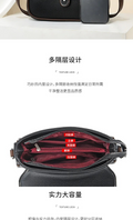 PU Leather Fashion Shoulder Bag (Black)