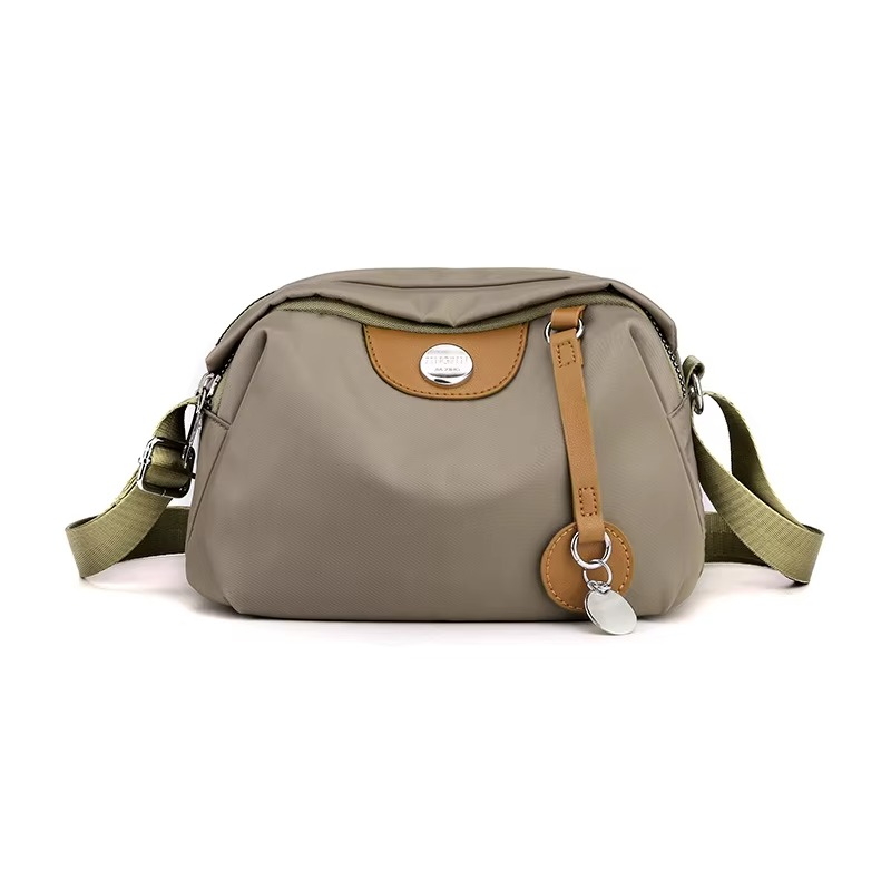Gelory Casual Travel Waterproof Messenger Bag Trendy(Grey)