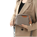 Gelory Casual Travel Waterproof Messenger Bag Trendy(Grey)