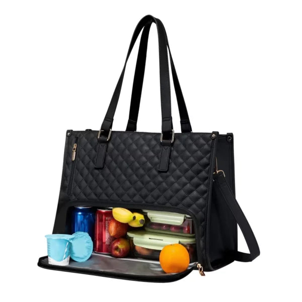Office Travel Tote Bag with Lunch Compartment