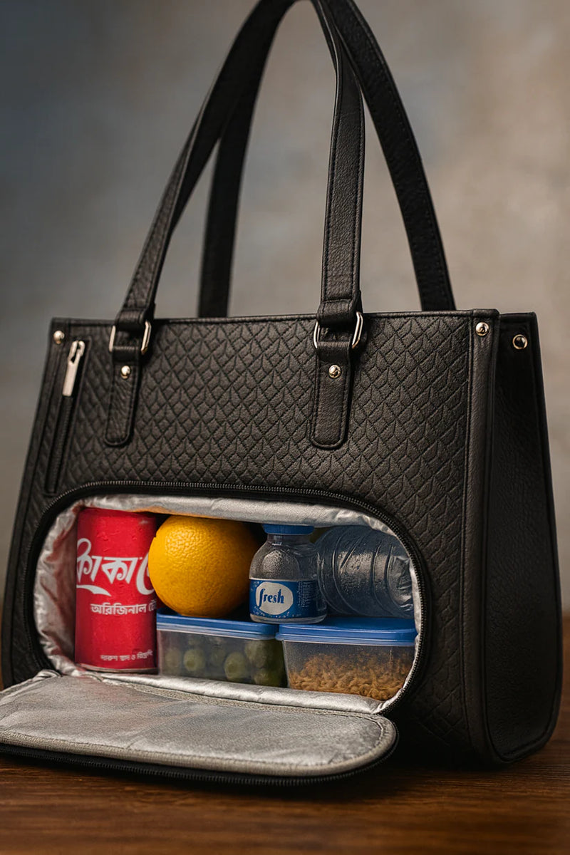 Office Travel Tote Bag with Lunch Compartment