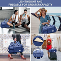 Women’s Large Capacity Travel & Gym Bag (Blue)