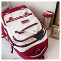 Academy Style Lightweight School Backpack (Red)