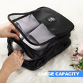 Waterproof Travel Shoe Bag (Black)