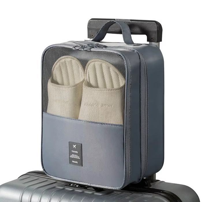 Waterproof Travel Shoe Bag (Grey)