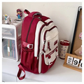 Academy Style Lightweight School Backpack (Red)