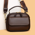 Elegant PU Leather Shoulder Bag (Coffee)