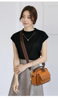 Elegant PU Leather Shoulder Bag (Brawn)