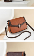 PU Leather Fashion Shoulder Bag (Brawn)