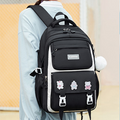 Kids Waterproof Backpack School Bag (Black)