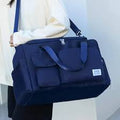 Women’s Large Capacity Travel & Gym Bag (Blue)