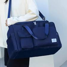 Women’s Large Capacity Travel & Gym Bag (Blue)
