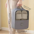 Waterproof Travel Shoe Bag (Grey)