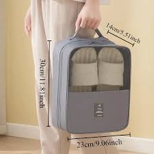 Waterproof Travel Shoe Bag (Grey)