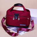 Women’s Waterproof Anti-Theft Fashion Backpack (Maroon)
