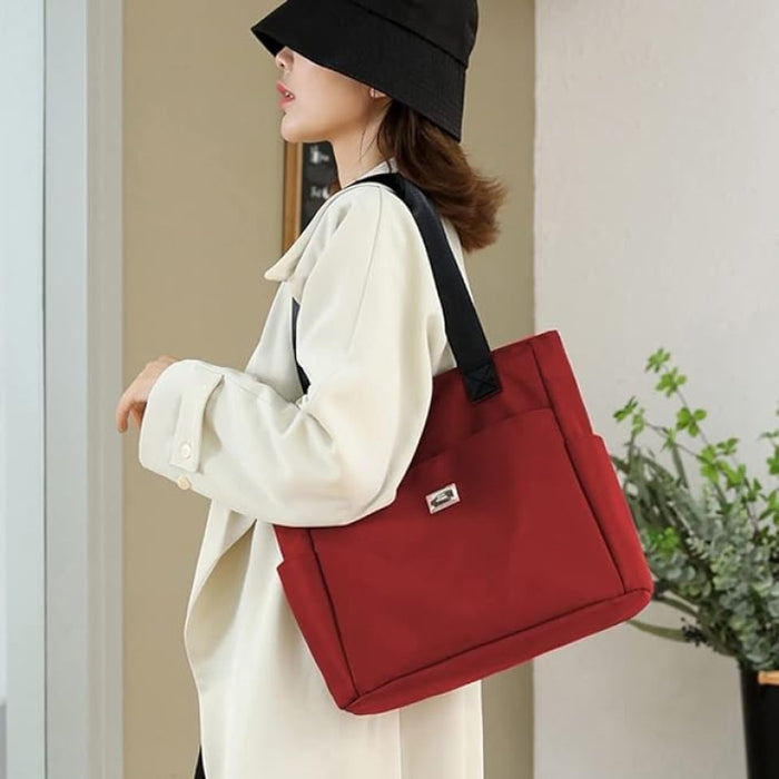 Fashion Shopping Bag (Maroon)