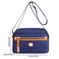 Lightweight Nylon Shoulder Bag (Royel Blue)