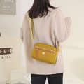 Lightweight Nylon Shoulder Bag (Golden)