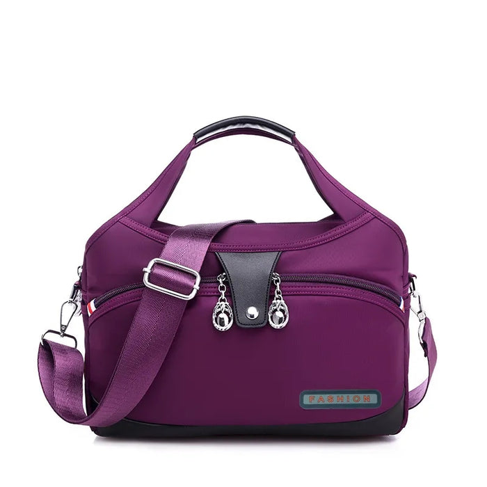 Women’s Waterproof Anti-Theft Fashion Backpack (Purple)