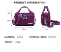 Women’s Waterproof Anti-Theft Fashion Backpack (Purple)