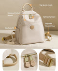 Women’s Fashion Nylon Backpack (White)