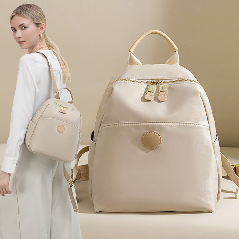 Women’s Fashion Nylon Backpack (White)